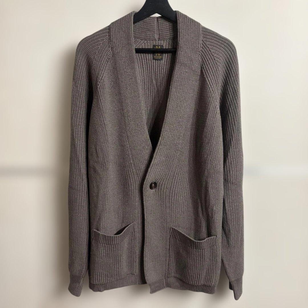 飯*野様 BATONER バトナー シグネチャー ショールカラー カーディガン