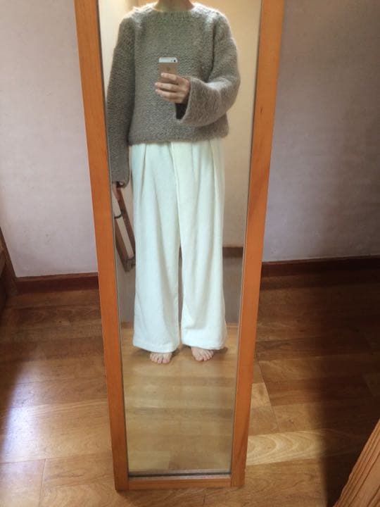 ドローイング ナンバーズ カシミヤ ハンドメイドニット