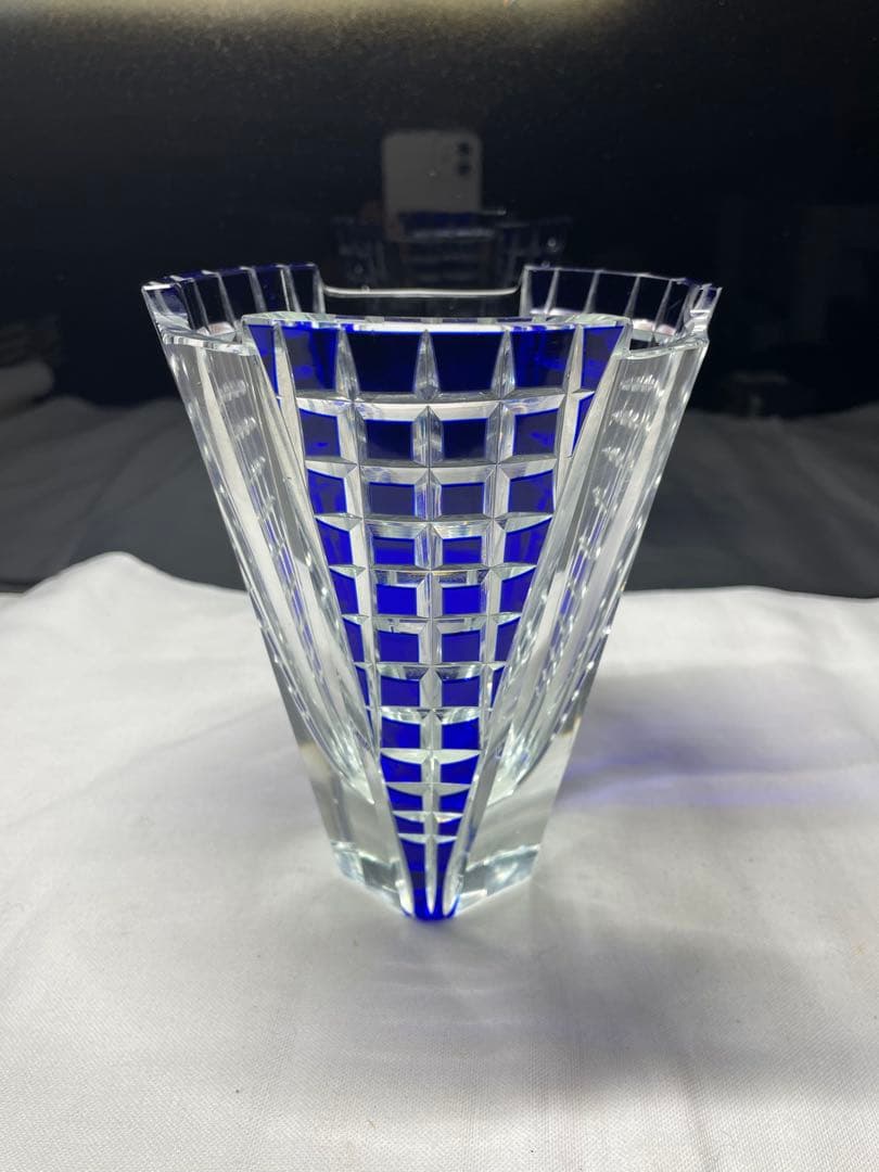 江戸切子。色被切子。古美術。骨董品。舊家蔵出し。希少品。