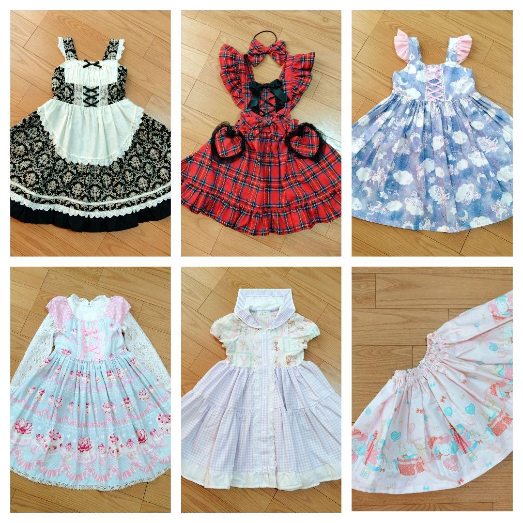 【未使用含む】ハンドメイド ワンピース＆スカート 6点セット