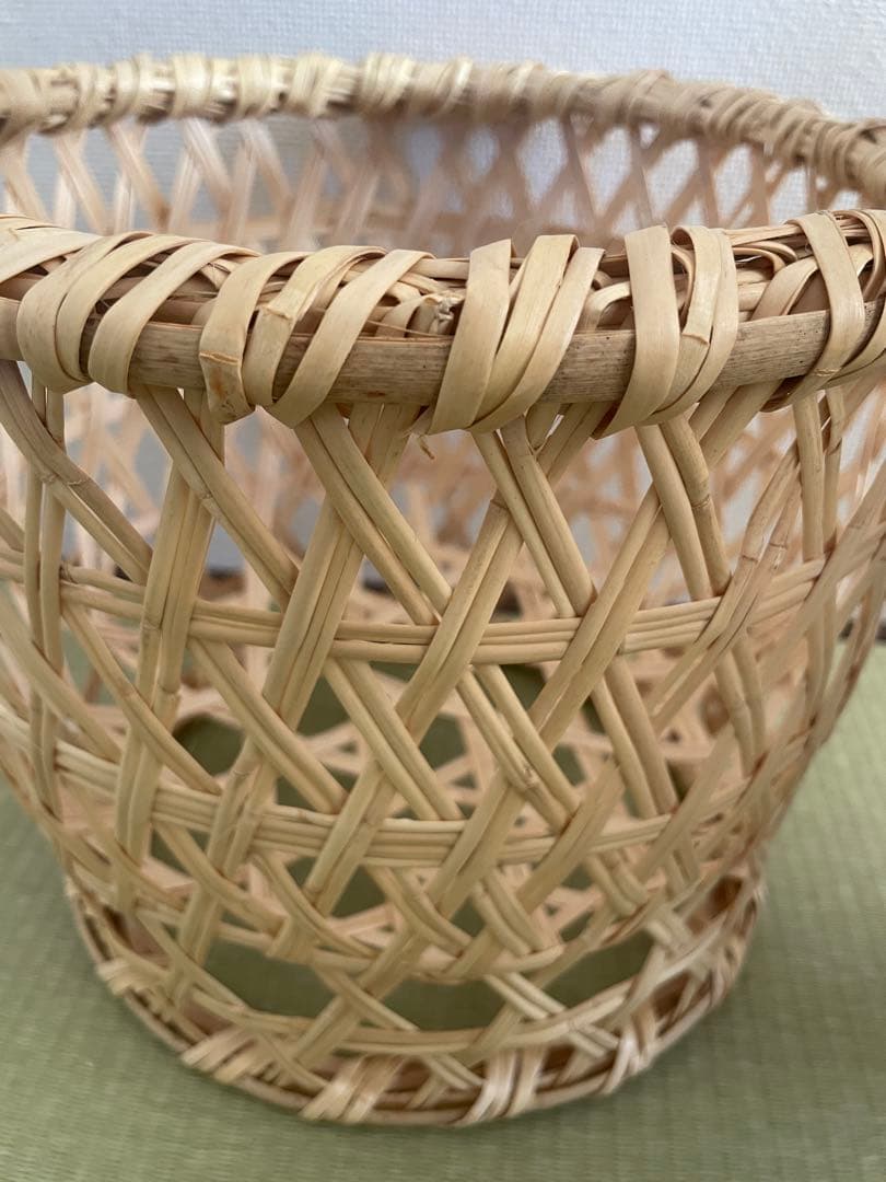 椀かご　竹細工　鳥越竹細工