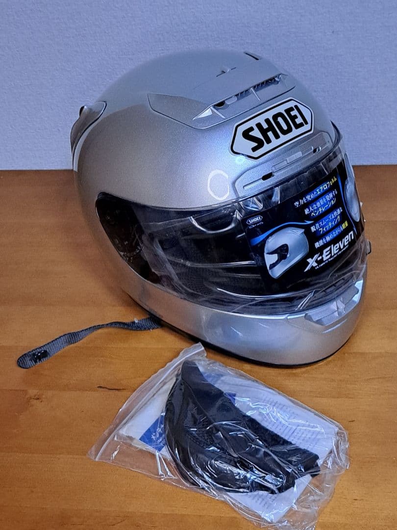 【未使用】SHOEI X-Eleven ヘルメット S ライトシルバー