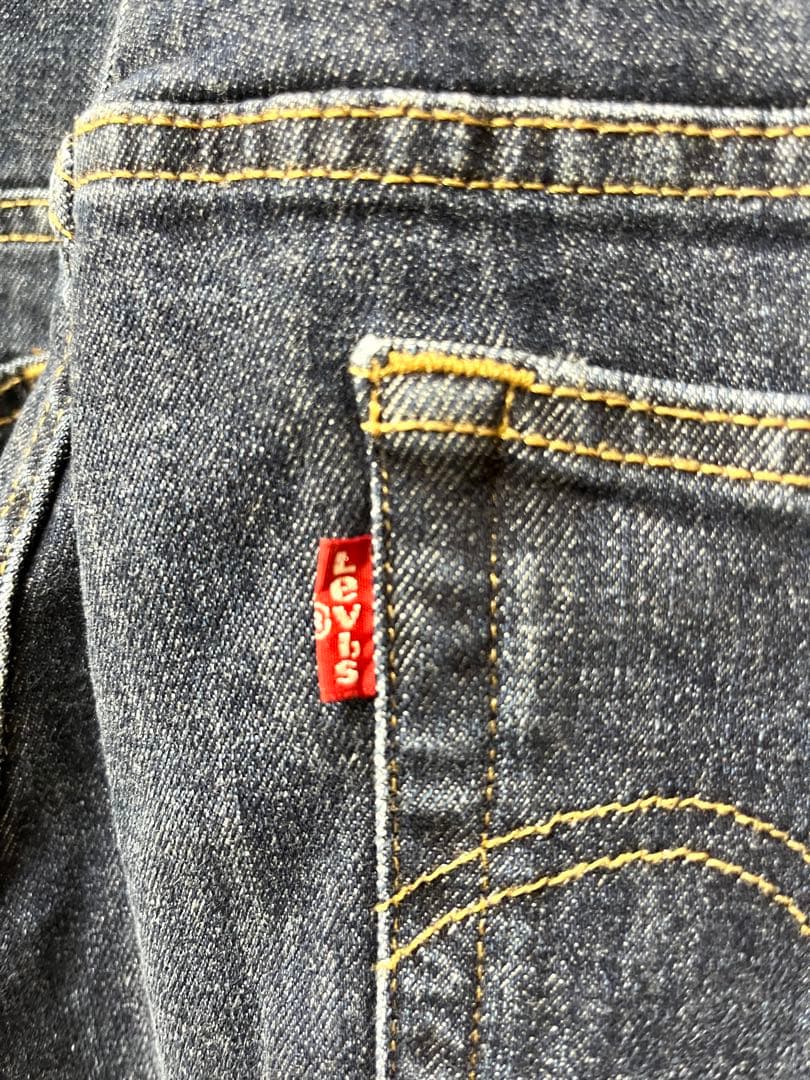 希少サイズ Levi's リーバイス デニムオーバーオール レディース 22W