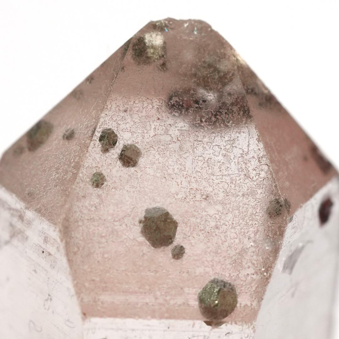 【立方体の結晶入り】【激レア】パイライトインクォーツ 40×17×16mm