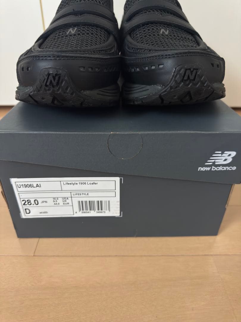 New Balance U1906LAI 28cm ブラック ローファー
