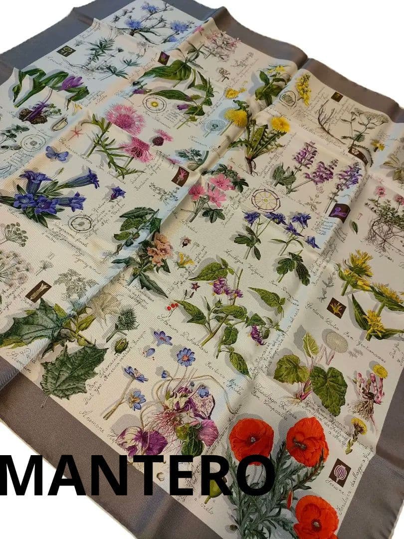h29 超美品　マンテロ　スカーフ　シルク100