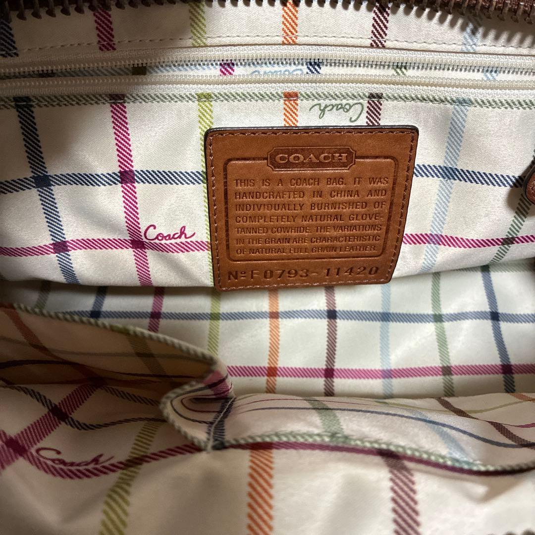 COACH オールドコーチ 本革　ヴィンテージF0793-11420