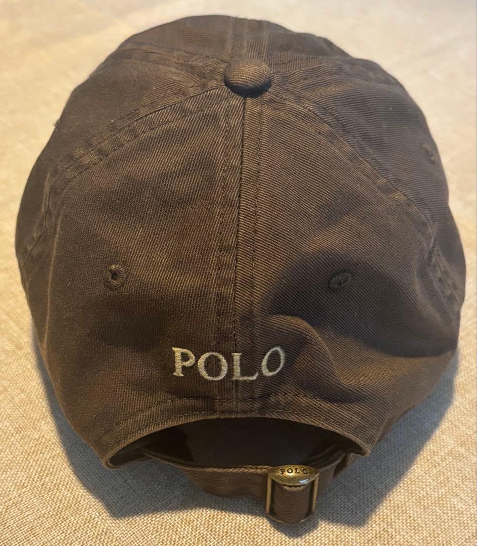 美品‼︎ POLOベースボールキャップ　ブラウン　　ラルフローレン