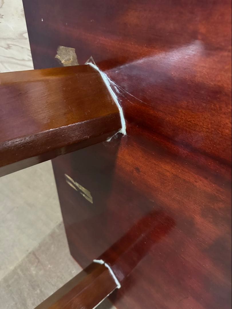 一枚板風ローテーブル　座卓　ローボード　天然木系