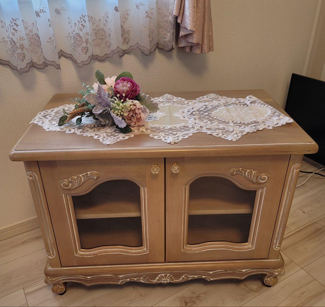 ウエストハウスギャラリー　ねこ脚　テレビボード　テレビ台　ロココ調