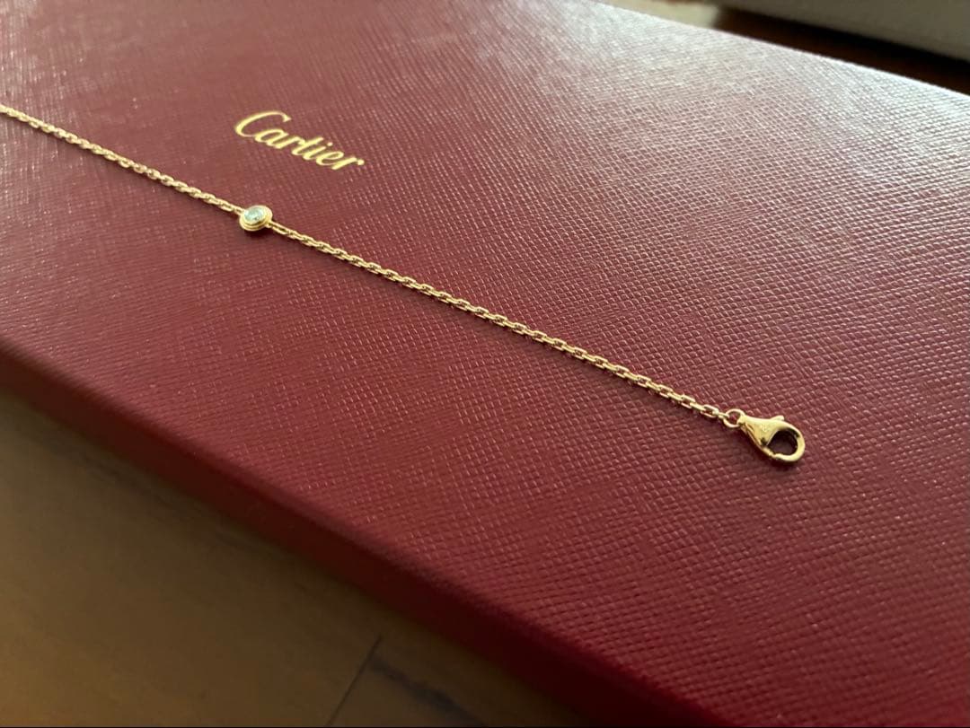 試着のみ【Cartier】カルティエ　ダムールブレスレット　LMピンクゴールド