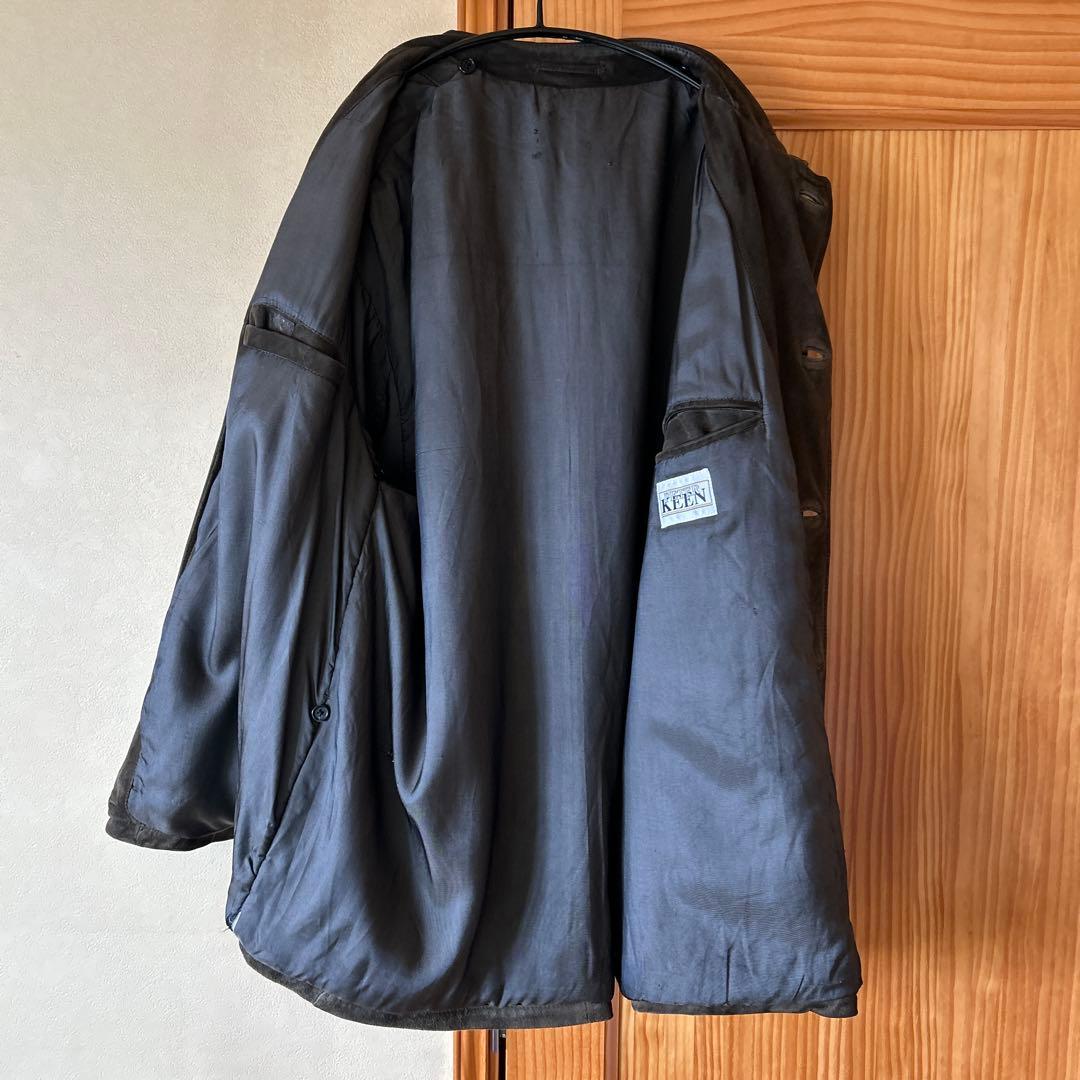 vintage 90s 本革 スエード レザーコート PETER KEEN