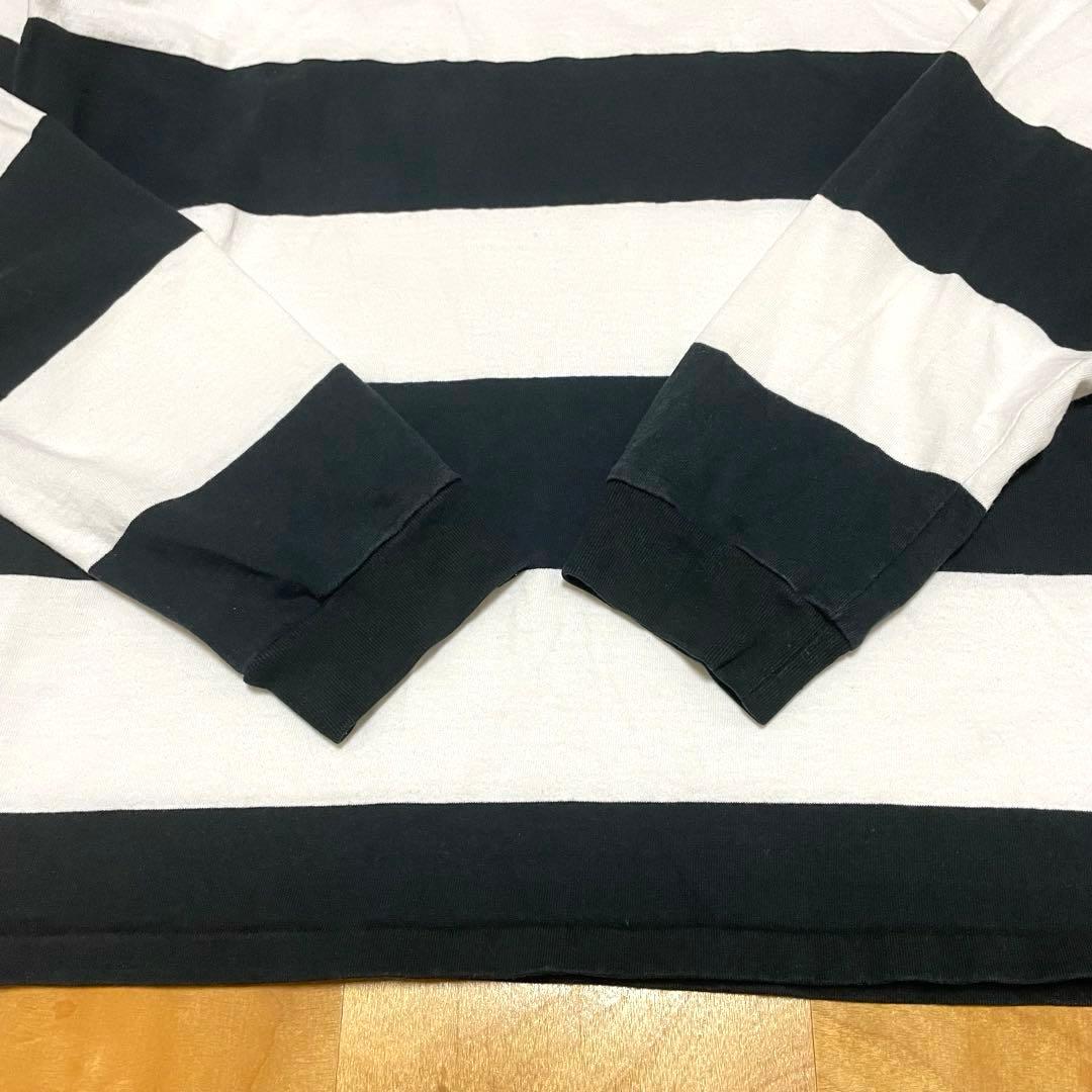 ✅激レア早い者勝ちXLサイズgoodenoughボーダーTシャツ黒白グッドイナフ