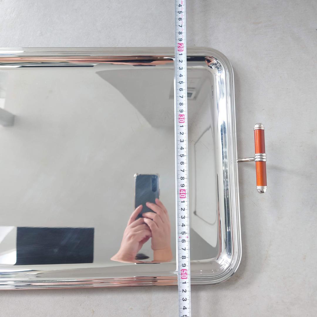 極希少 美品 クリストフル 漆 トレイ 布袋付き