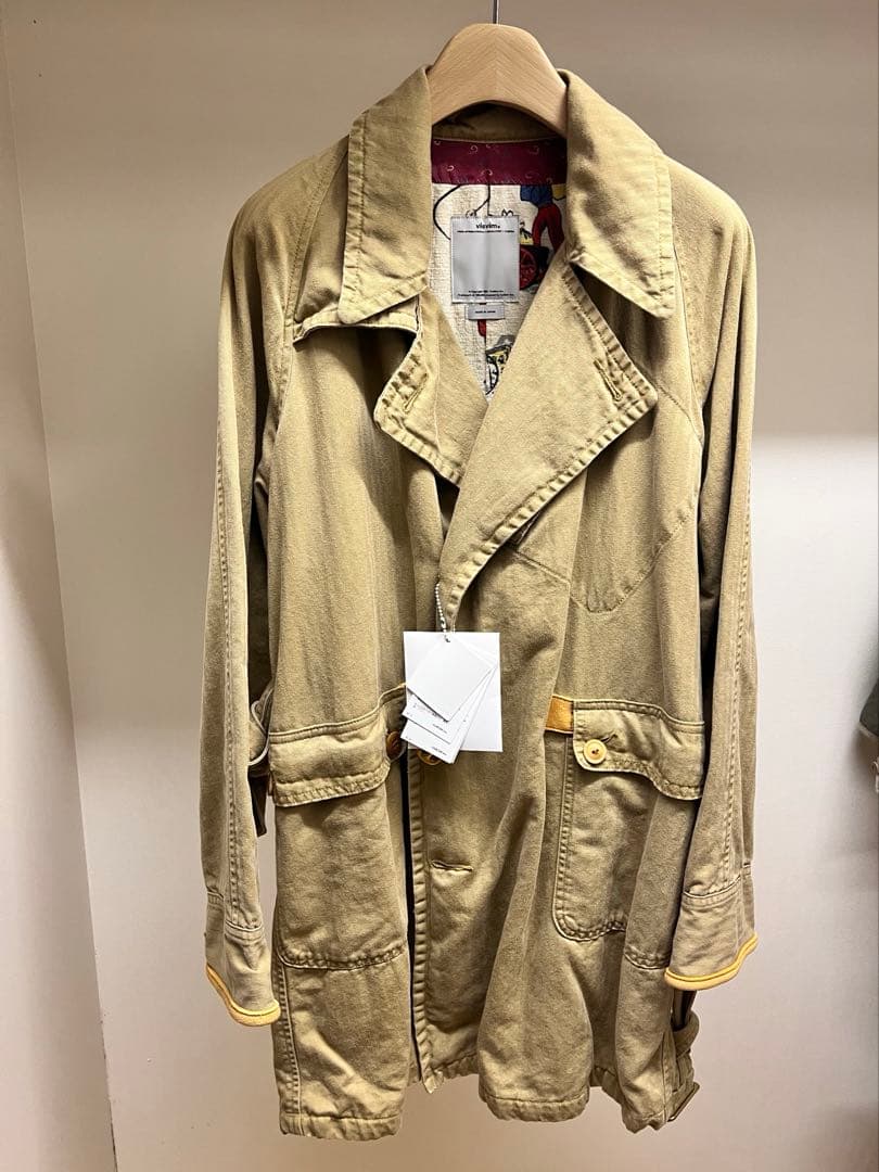 新品未使用　ヴィズヴィム　トレンチコート　visvim　正規店購入品