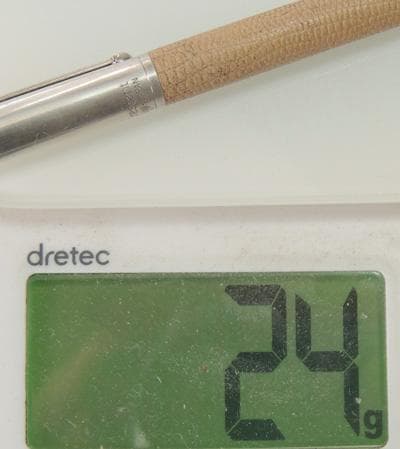 星山建一　PLUS プラス クレセント ボールペン シルバー&山羊革　\