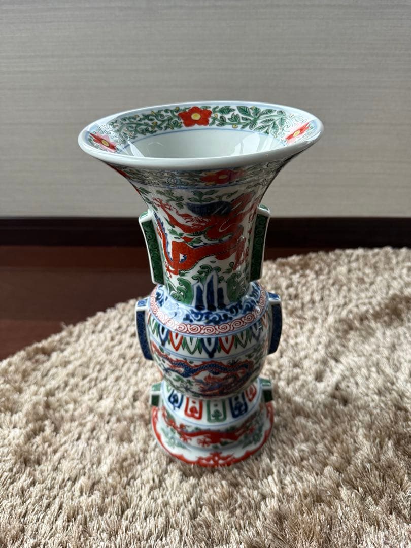 有田焼 弥左衛門作 花瓶 高さ約30.5cm