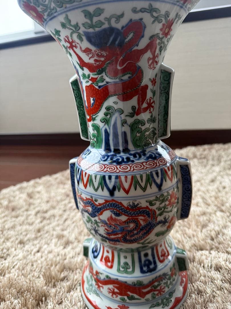 有田焼 弥左衛門作 花瓶 高さ約30.5cm