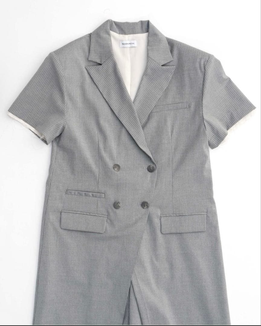 完売品✨MAISON SPECIAL オールインワン グレー　メゾンスペシャル