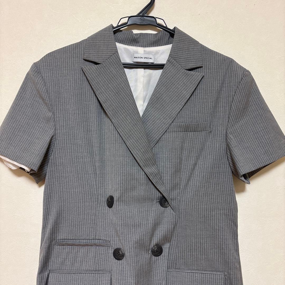 完売品✨MAISON SPECIAL オールインワン グレー　メゾンスペシャル