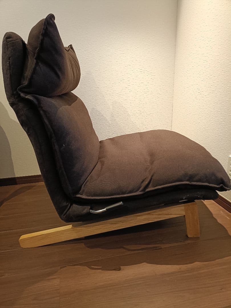 【無印良品】 ハイバックリクライニングソファ 1シーター　ブラウン