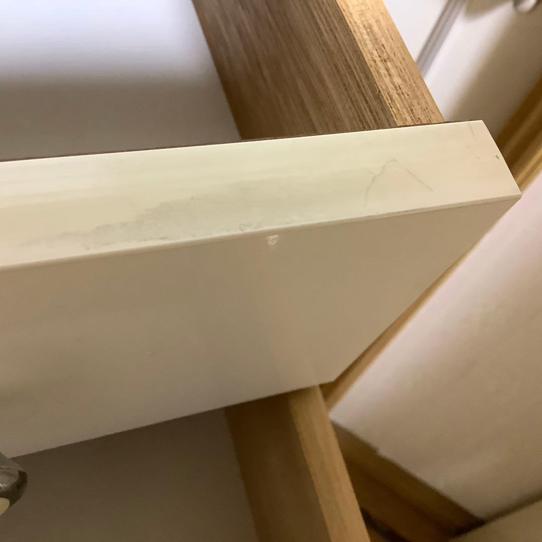 昭和レトロ　スリムチェスト　隙間収納　整理タンス　スリム整理棚　10段　ホワイト