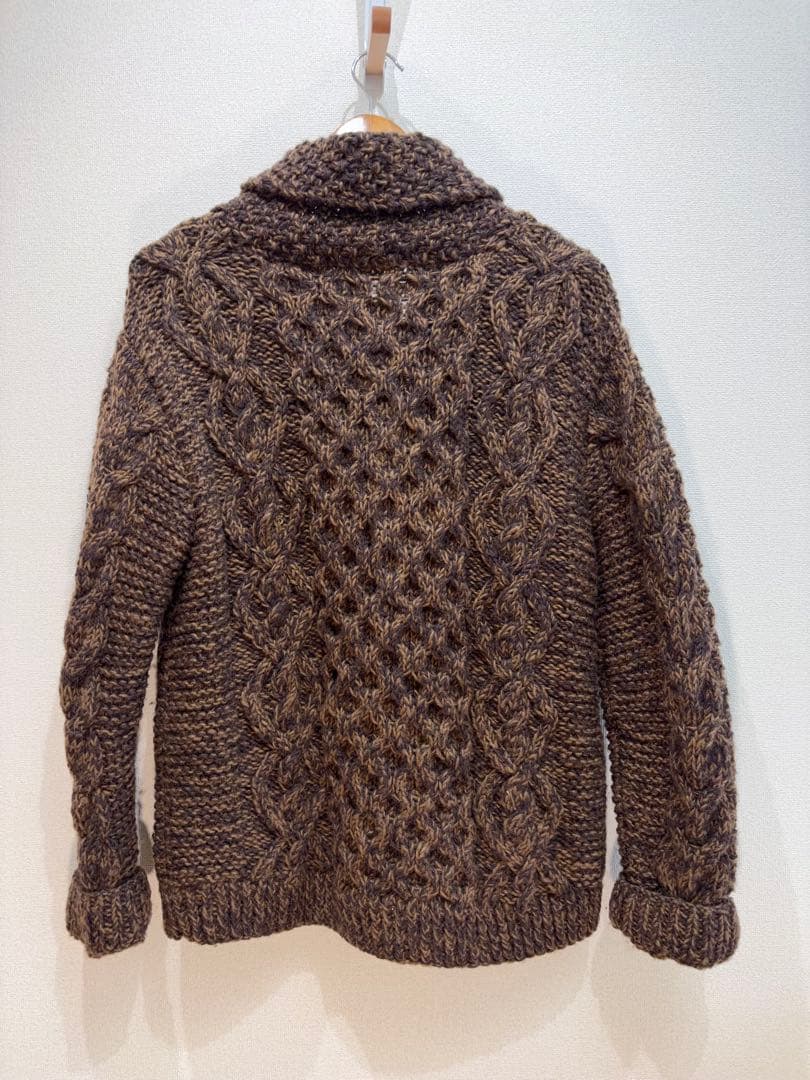HIMALAYAN CLIMBER'S HAND-KNIT ケーブルカーディガン