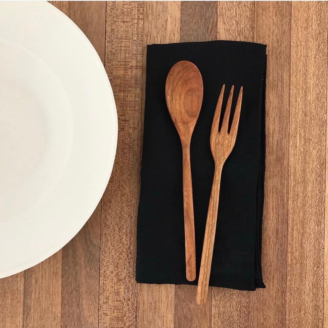 新品 町田翔 木のカトラリー 4本セット