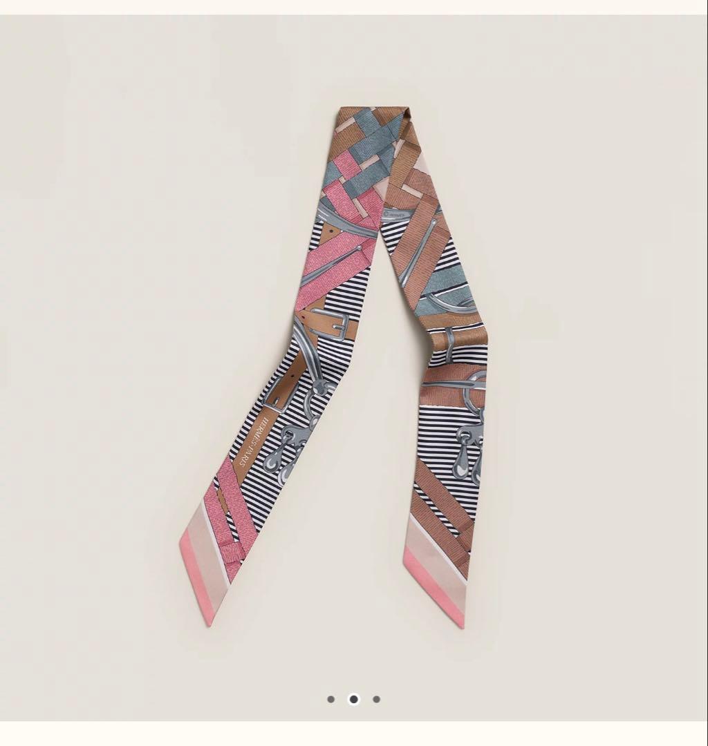 【新品未使用品】エルメス　ツイリー　馬銜・シュミーズ