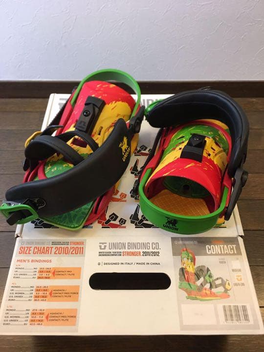 ユニオン、コンタクト、バイン、ラスタカラー