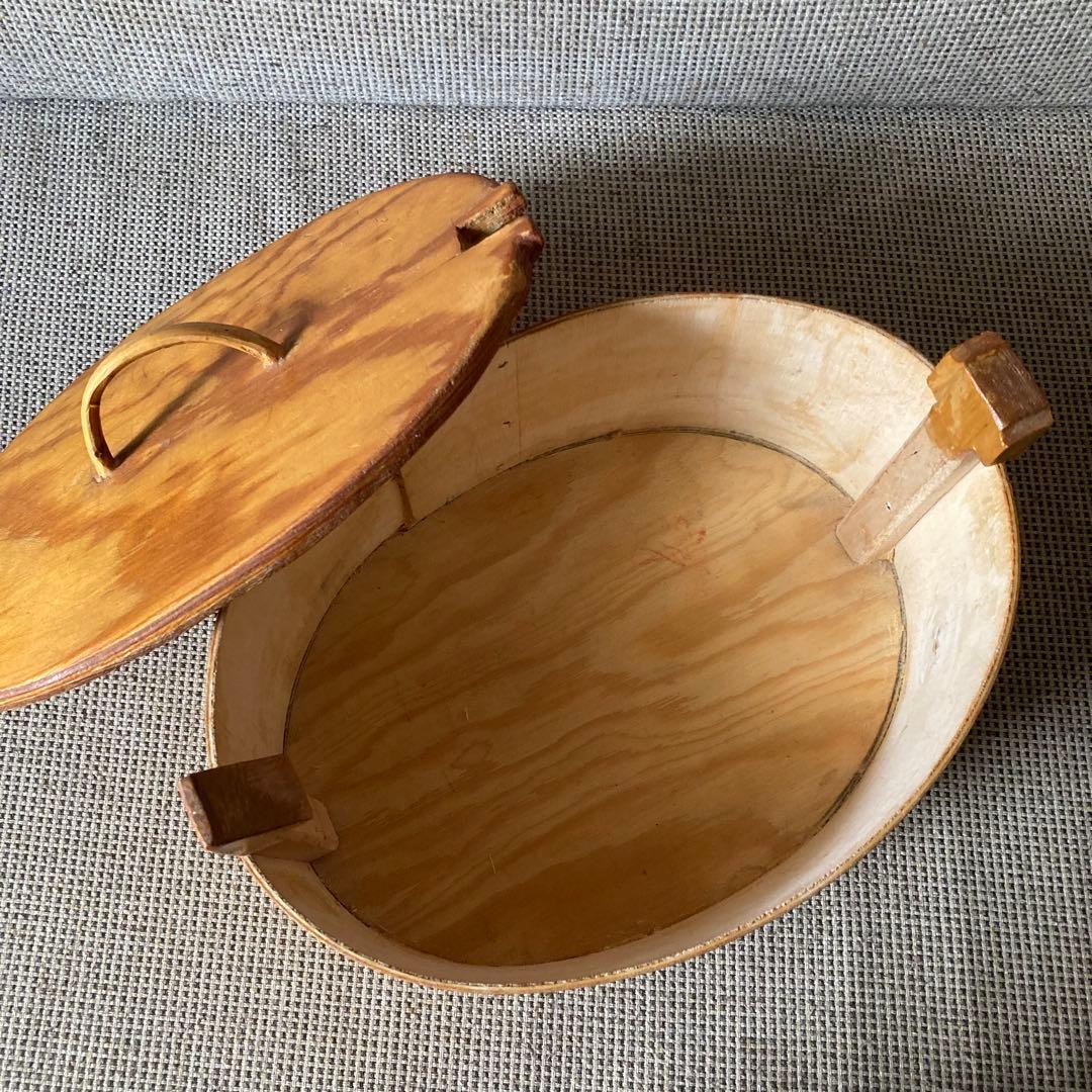 北欧アンティークSvepask(スヴェープアスク) スウェーデンの古い木箱（大）