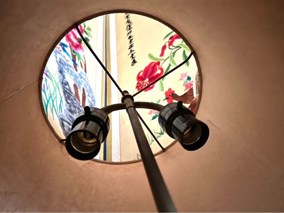 フロアスタンド ライト 陶器 インテリア 中国 ランプ