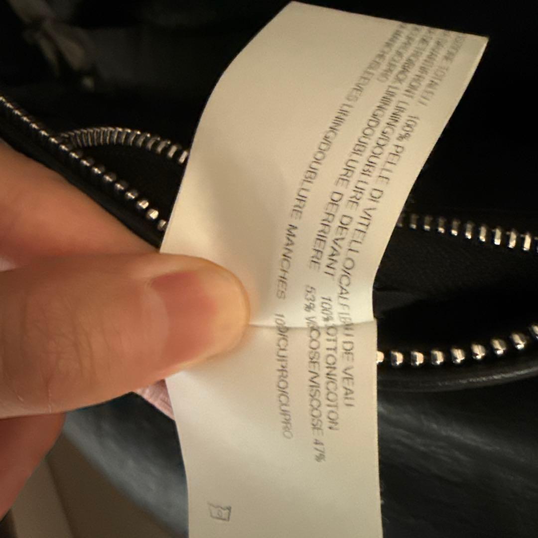 rick owens シングルレザー ジャケット