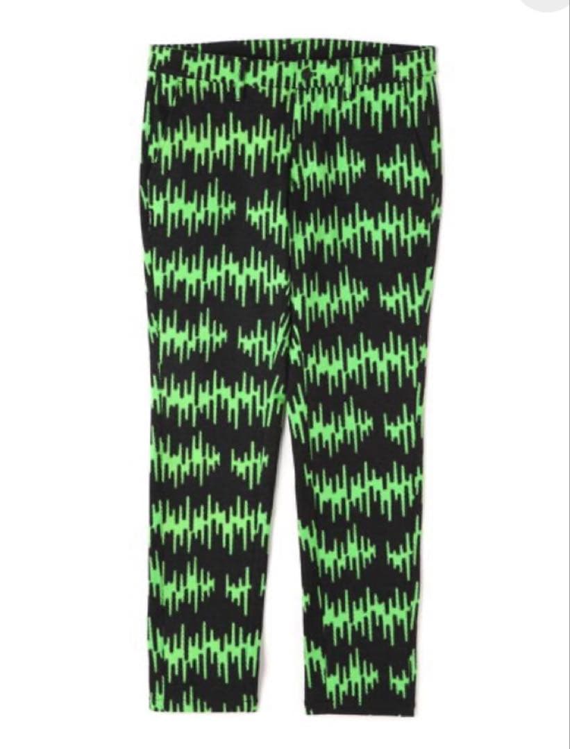 新品 パーリーゲイツ ジャックバニー ダブルカノコ裏起毛パンツ(4)サイズM/緑