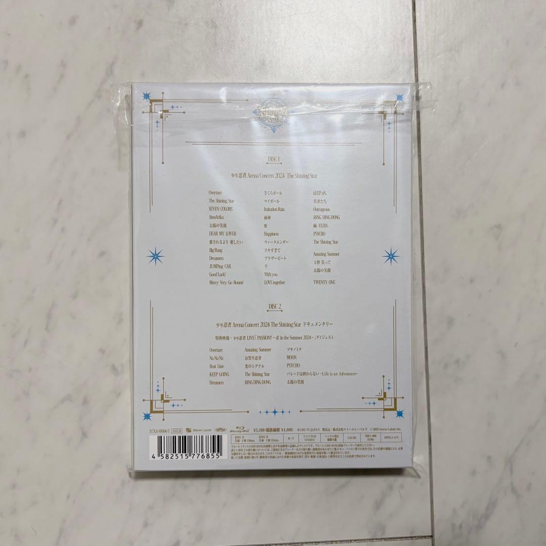 少年忍者 The Shining Star 横アリ ブルーレイ Blu-ray