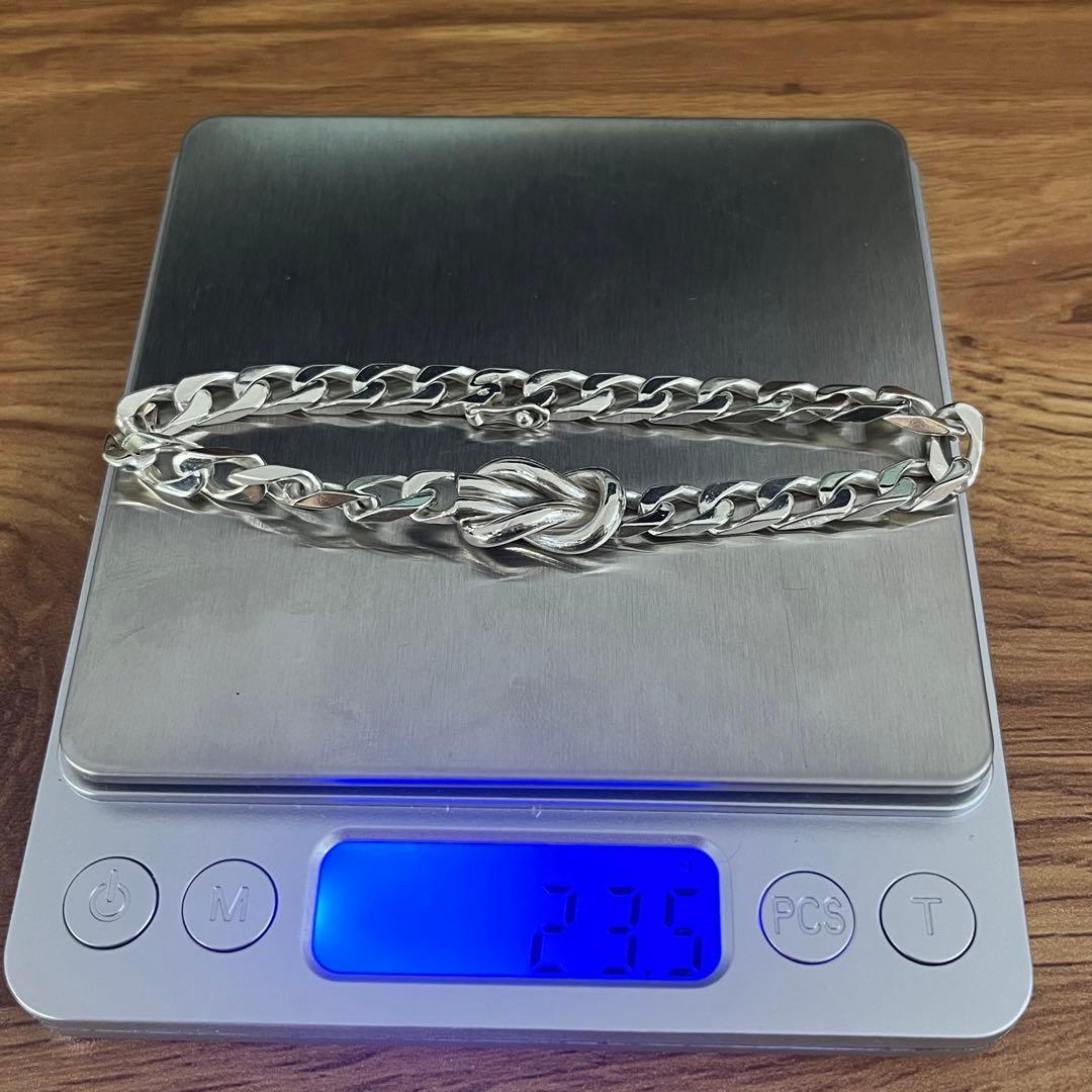 まちゃまちゃい様 箱袋 ティファニー 美品 喜平 ノット ブレスレット Lu9e