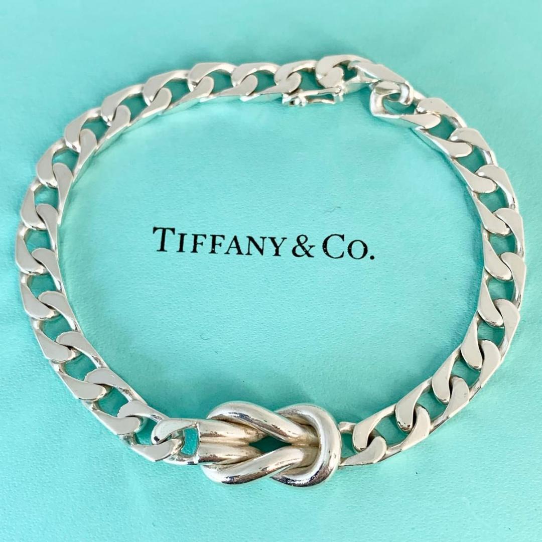 まちゃまちゃい様 箱袋 ティファニー 美品 喜平 ノット ブレスレット Lu9e