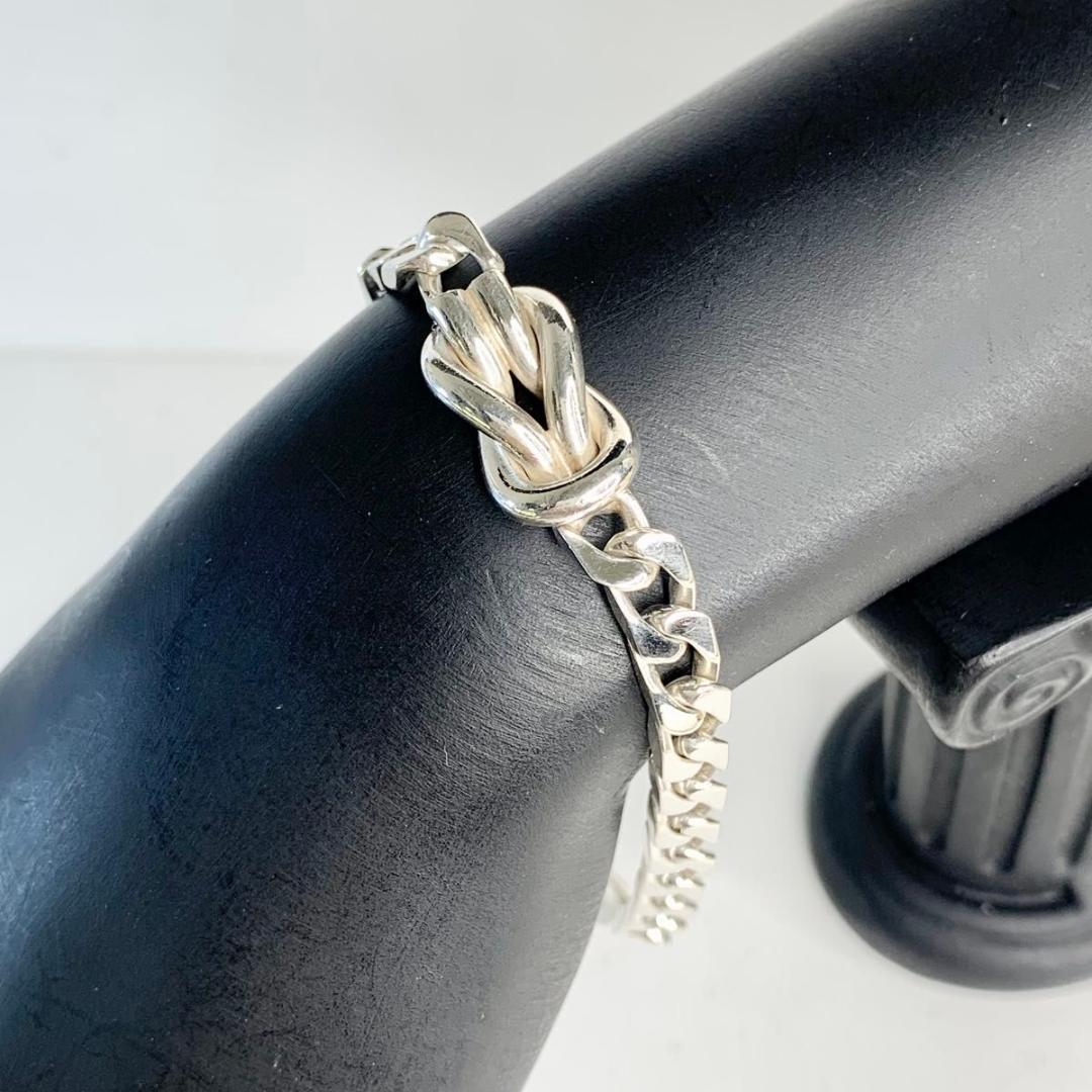 まちゃまちゃい様 箱袋 ティファニー 美品 喜平 ノット ブレスレット Lu9e