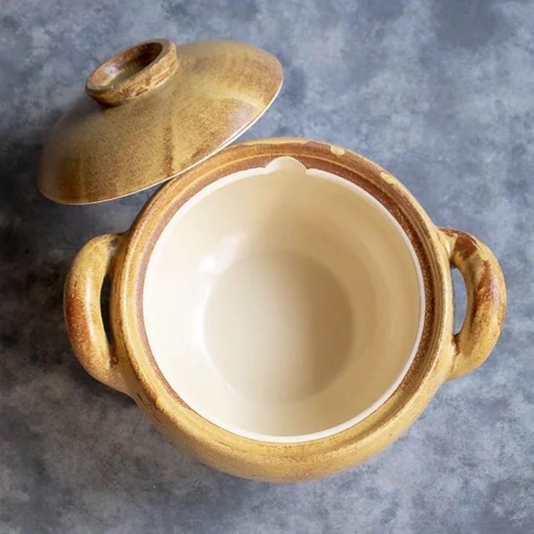 長谷園 伊賀焼　みそ汁鍋 土鍋 レシピ付属 大 長谷園直接購入の正規品　新品