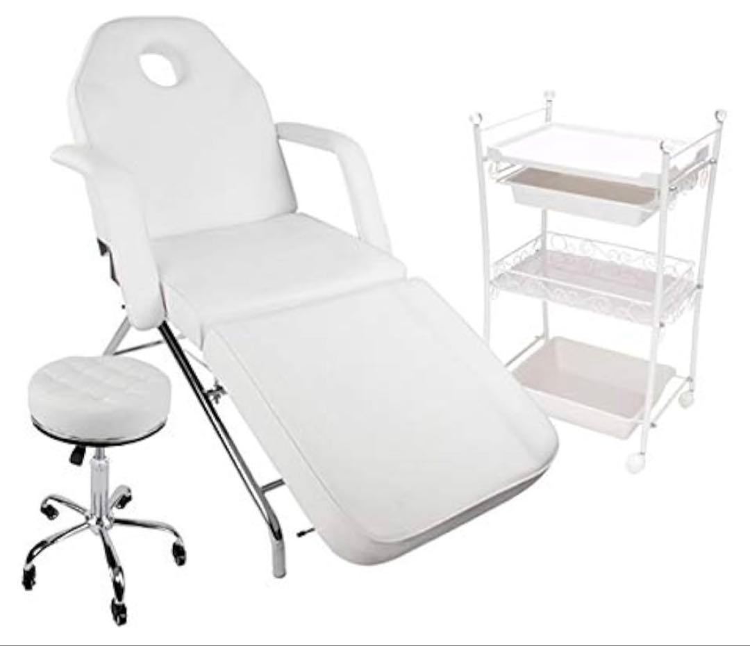 【引き取り限定】未使用 マツエク エステベッド 3点セット