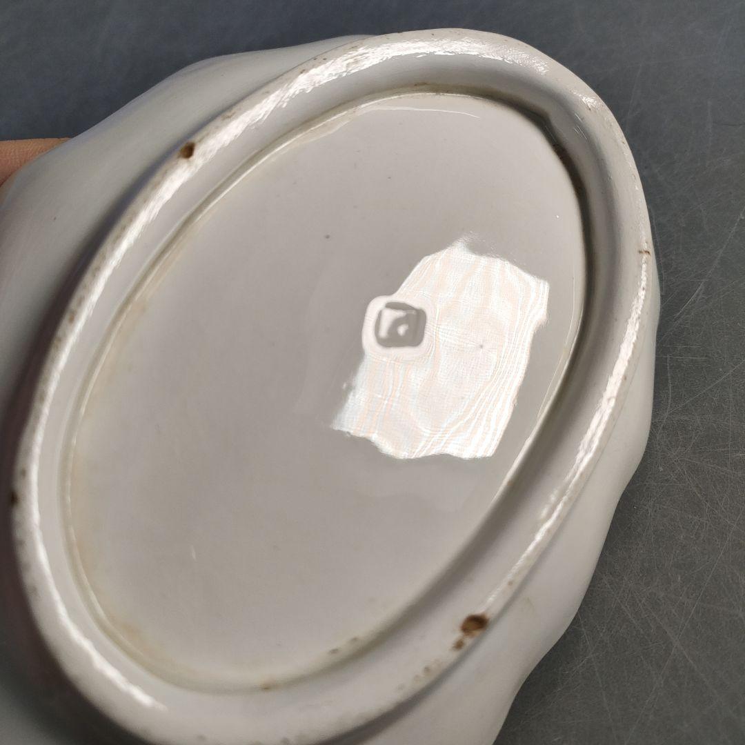 A1283-4/在銘/葉形銘々皿14客/向付/飾皿/盛皿/菓子皿/懐石道具/