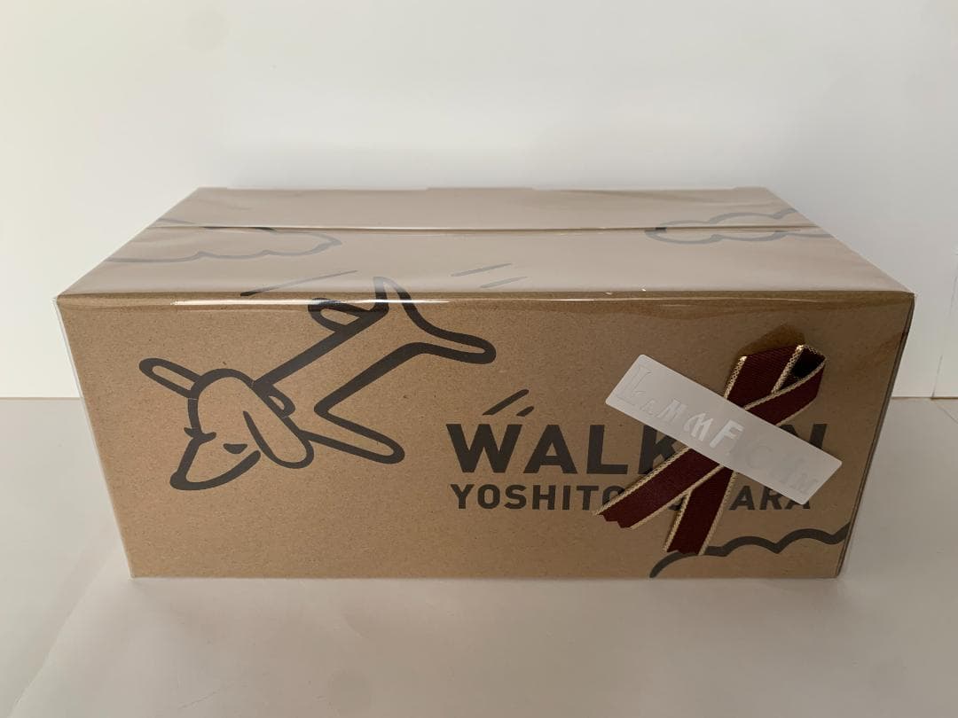 【新品／保証付き】奈良美智 パタパタクロック WALK ON ベージュ ギフト