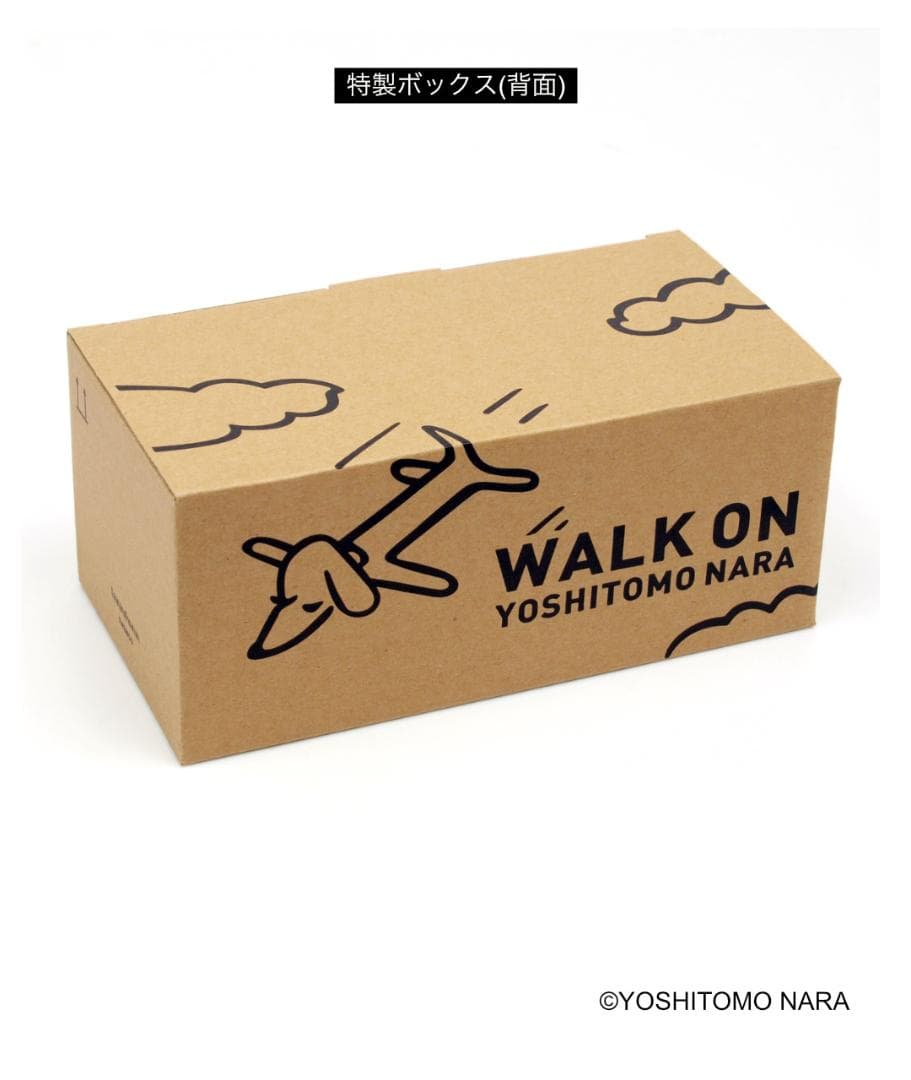 【新品／保証付き】奈良美智 パタパタクロック WALK ON ベージュ ギフト