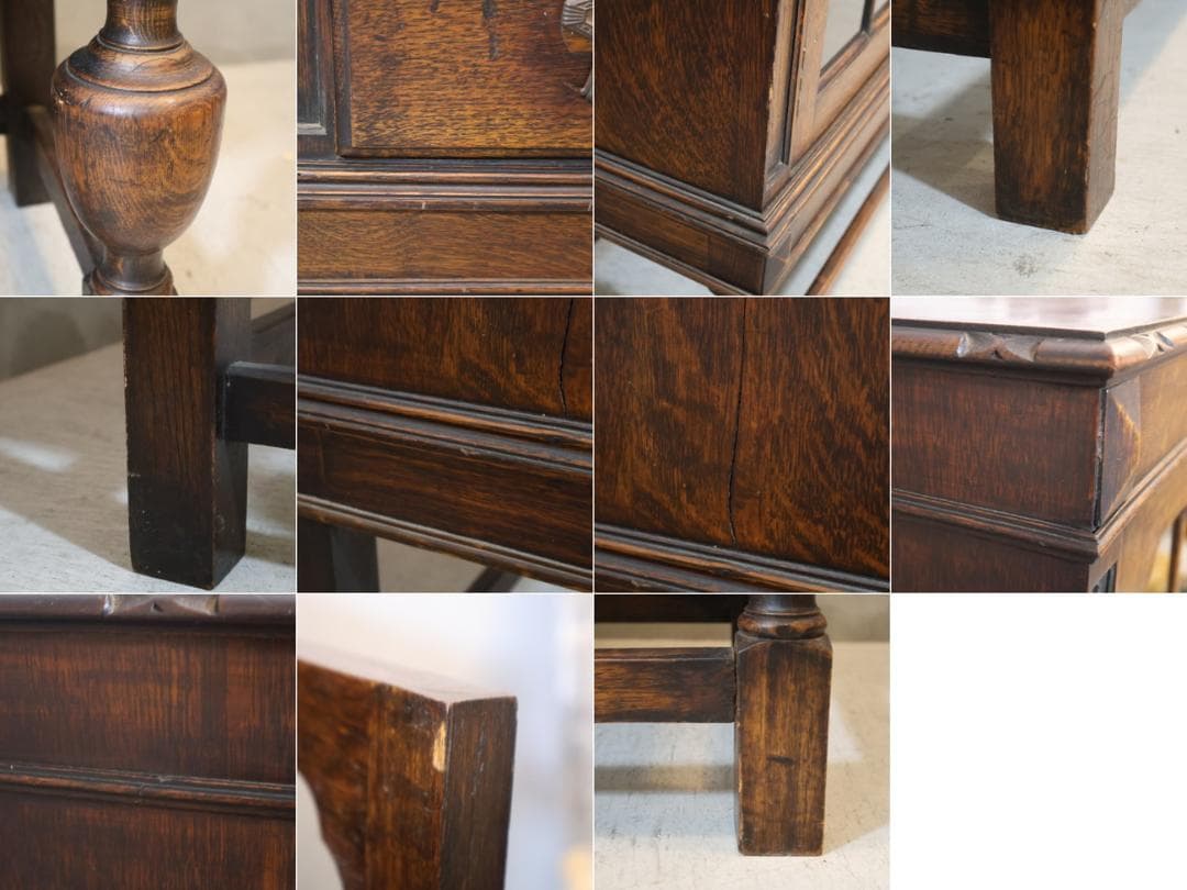 ロイズアンティークス オーク クラシック ライティングビューロー Lloyd's