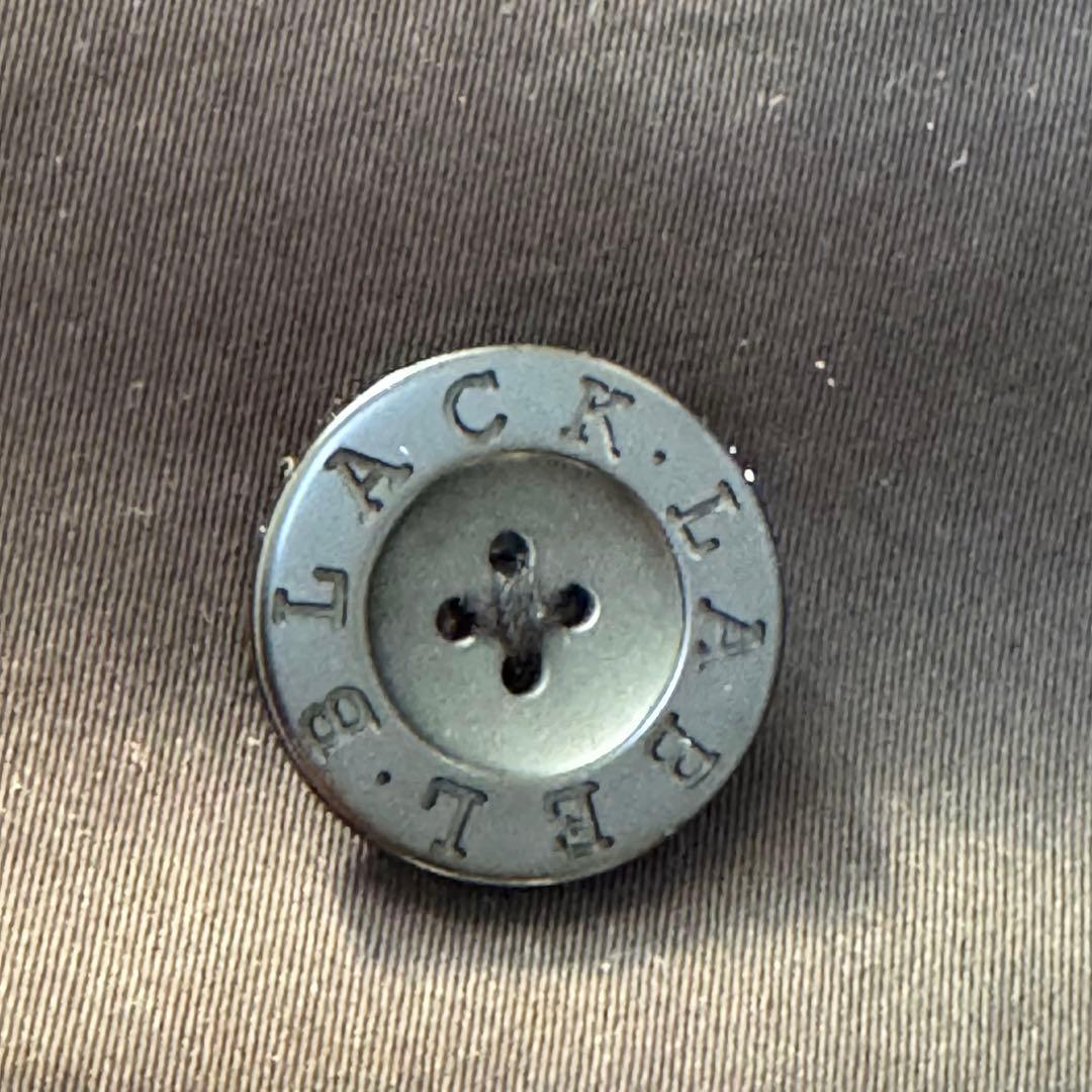 バーバリーブラックレーベル トレンチコート ライナー ノバチェック Lサイズ 黒