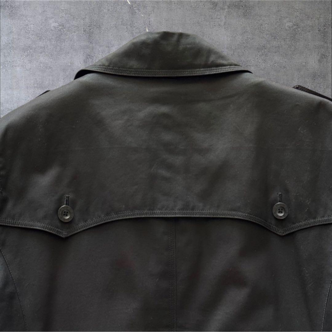 バーバリーブラックレーベル トレンチコート ライナー ノバチェック Lサイズ 黒