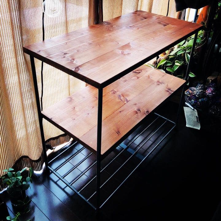 アイアンシェルフ   ラック　アイアン家具　男前　インダストリアル　モダン