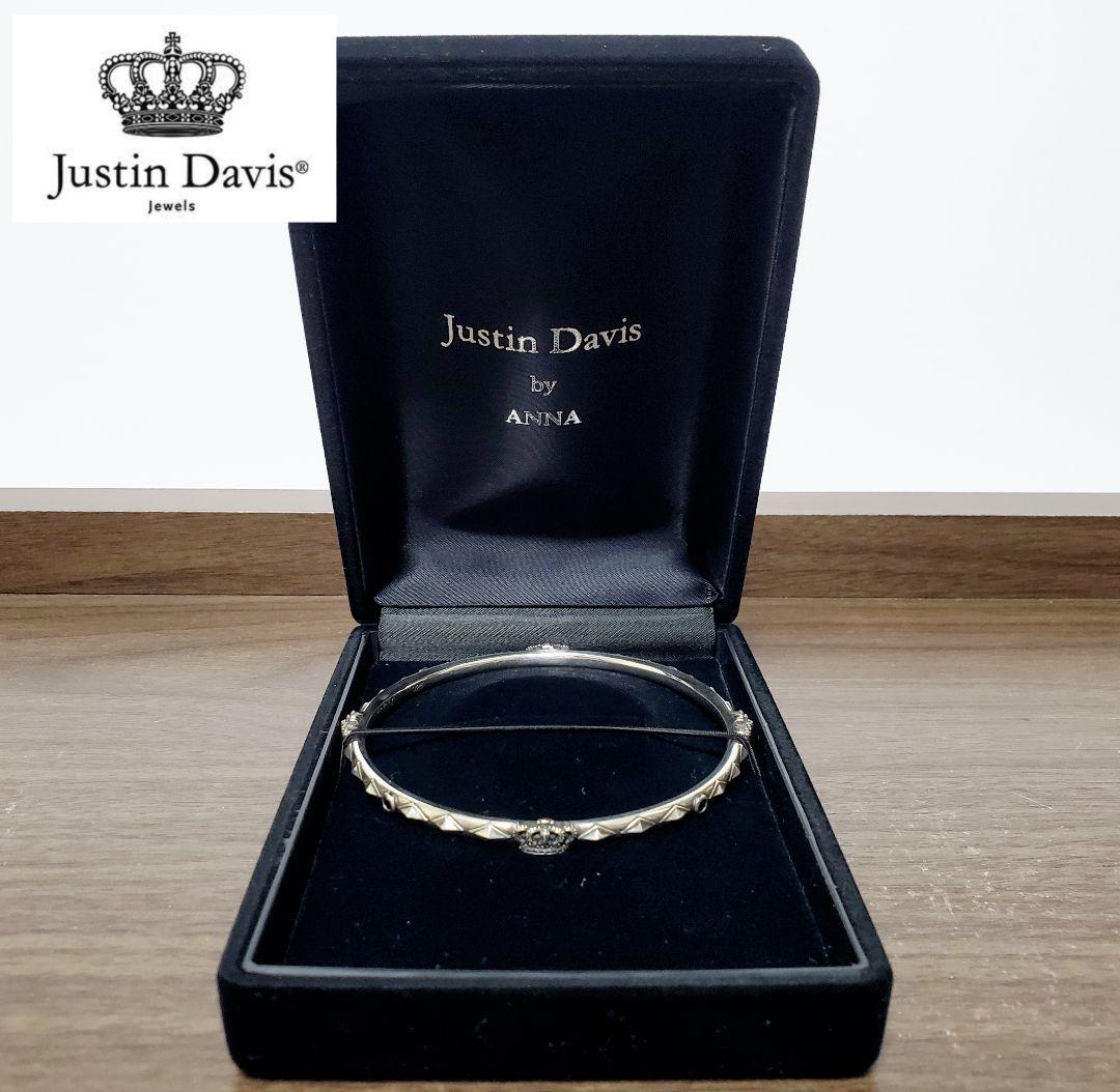 ジャスティンデイビス　土屋アンナ　コラボバングル　ブラックオニキス