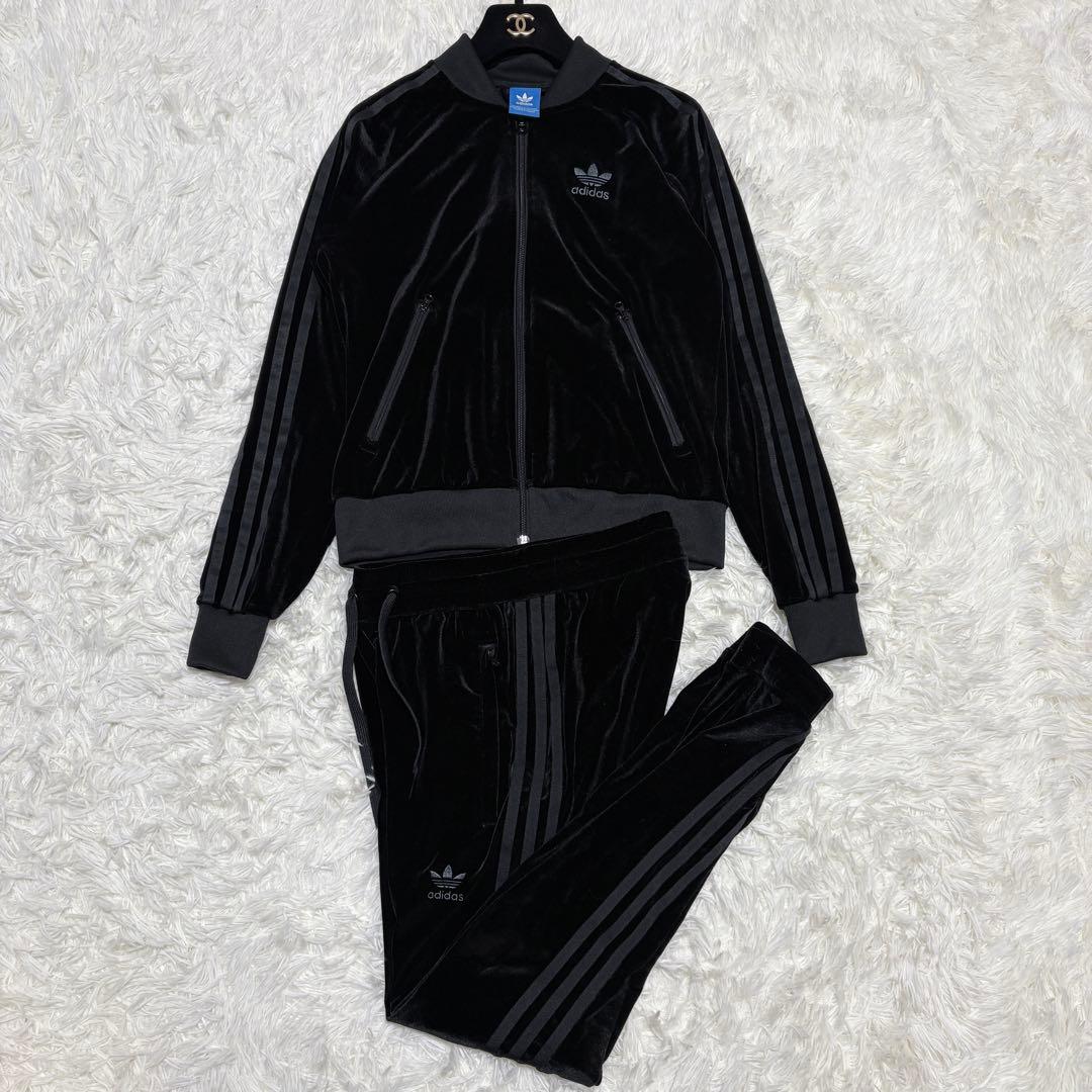【極美品】 パカイアンアディダス ベロアトラックジャケット セットアップ
