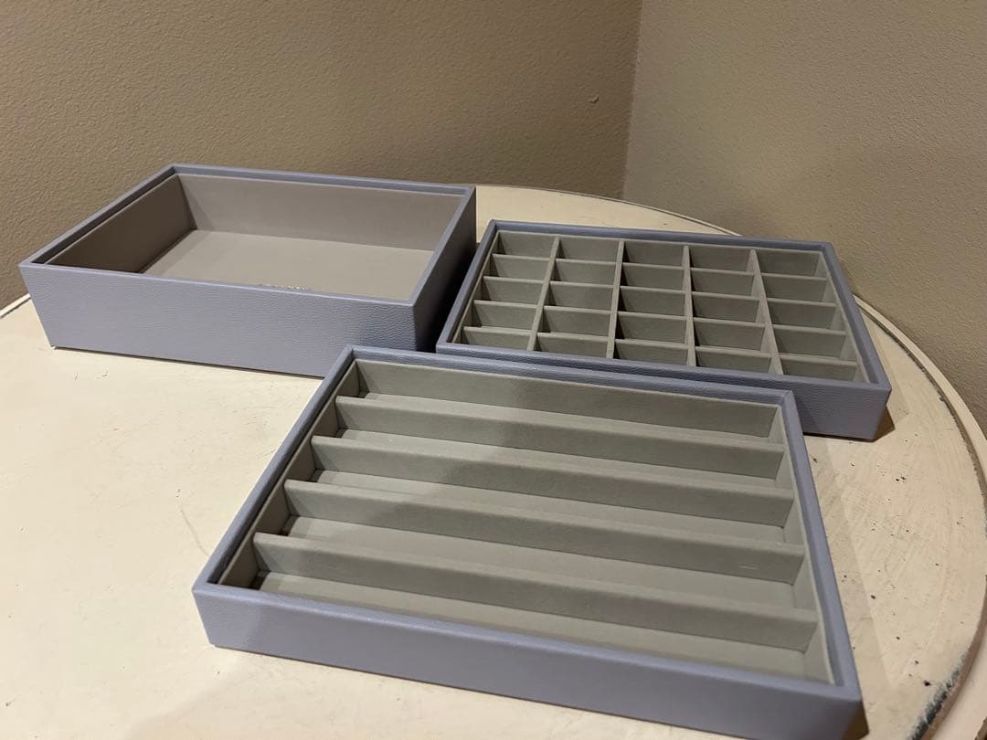 Stackers ジュエリーボックス 3段セット ラベンダー